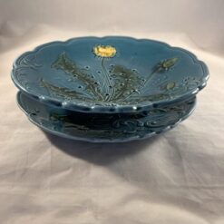 Prachtige antieke fruit set van Duits Majolica