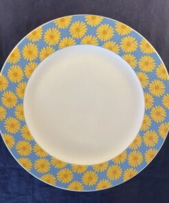 Arzberg onderbord met rand van gele bloemen Ø 31 cm