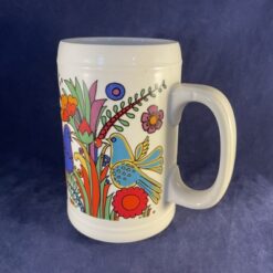 Villeroy en Boch 'Acapulco' bierpul Ø 8 cm, hoog 13,8 cm.