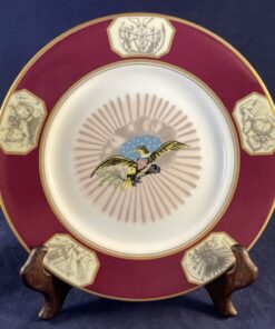 Sierbord serie 'White House Dessert Collection' James Monroe 1817-1825. Ø 19,4 cm.