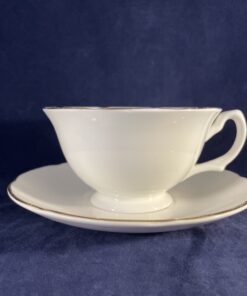 'Marlborough' bone china theekop en schotel Ø 10cm, hoog 6 cm