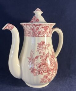 Mason's Pink Stratford koffiepot, klein model, hoog 19,5 cm