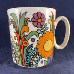 Villeroy en Boch 'Acapulco' mok/ beker met oor Ø 7,3 cm hoog 8,4 cm.