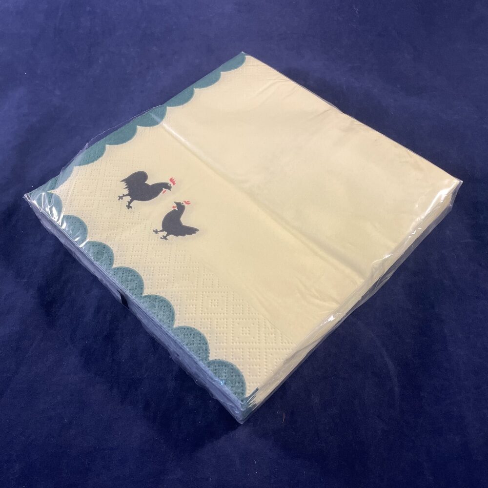 Zeller 'Kip en haan' pakje papieren servetten.