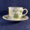 Villeroy en Boch Geranium grote koffiekop en schotel Ø kopje 8,5 cm, hoog 6,8 cm