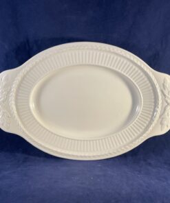 Wedgwood Edme serveerschaal met handgreepjes 27,5 x 18 cm