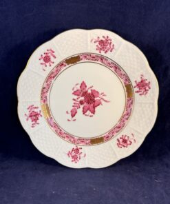 Herend taartbord, gebaksbord, decor Apponyi purple Ø 15.5cm nr. 514