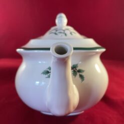 Spode 'Christmas tree' theepot met deksel hoog 16 cm, inhoud 1,5 liter.  Made in England - Afbeelding 3