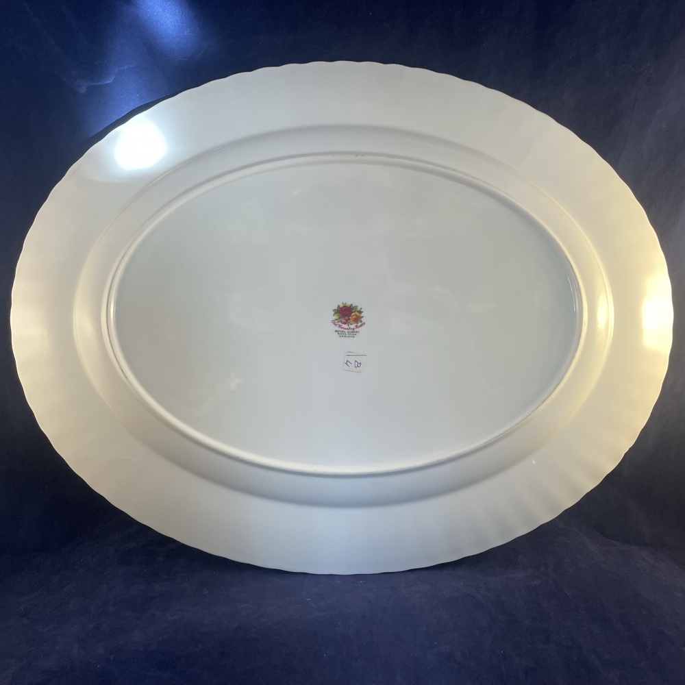 Royal Albert 'Old Country Roses' vleesschaal 38 x 30 cm - Afbeelding 2