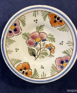 Set van 5 Delftse wandbordjes Ø 10,4 cm.