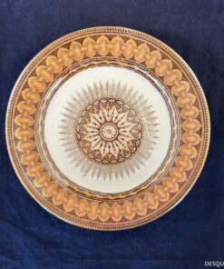 Societe Ceramique 'Bali' bord Ø 19,8 cm. (met goudluster)