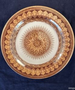 Societe Ceramique 'Bali' bord Ø 18,7 cm. (met goudluster)