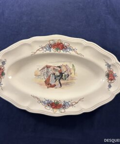 Sarreguemines 'Obernai' zuurschaaltje 27 x 17 cm.
