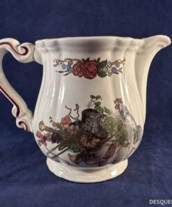 Sarreguemines 'Obernai' roomkan hoog 9 cm.