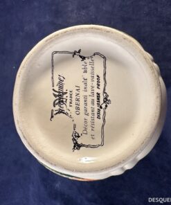 Sarreguemines 'Obernai' suikerpot hoog 10 cm