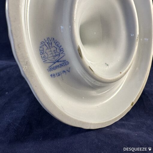 Herend Apponyi groen kandelaar hoog 14,5 cm nr 7915 - Afbeelding 3