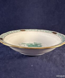 Herend Apponyi groen papkommetje nr 329, hoog 3 cm Ø 14 cm.
