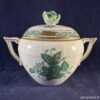 Herend Apponyi groen suikerpotje nr. 665 AV hoog 10 cm