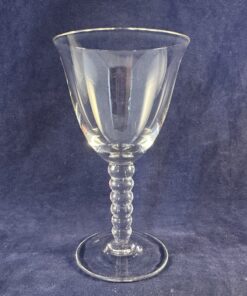 Leerdam glasfabriek portglas hoog 10,8 cm Ø 6 cm. Ontworpen door K.P.C. de Bazel.