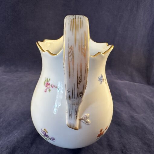 Meissen melkkan met strooibloemmotief - Streublümchen hoog 14,5 cm - Afbeelding 3