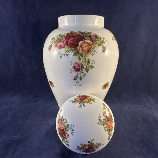 Royal Albert 'Old Country Roses' gemberpot 18,5 cm hoog Ø 11 cm. - Afbeelding 2