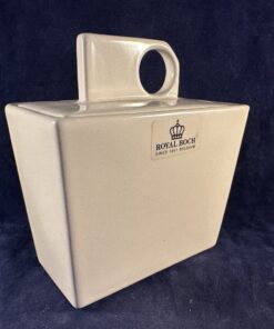 Royal Boch rechthoekig suikerpotje met deksel 9,7 x 5,6 cm hoog 10 cm