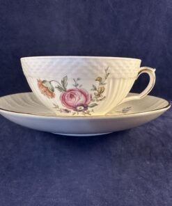Royal Copenhagen Frijsenborg theekop en schotel (4) Ø 10 cm hoog 5 cm