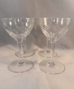 Val Saint Lambert set van 4 wijnglazen model Osram