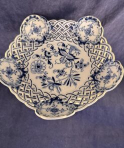 Meissen Zwiebelmuster - Blue Onion tazza/ schaal op voet