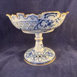 Meissen Zwiebelmuster - Blue Onion tazza/ schaal op voet