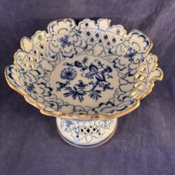 Meissen Zwiebelmuster - Blue Onion tazza/ schaal op voet