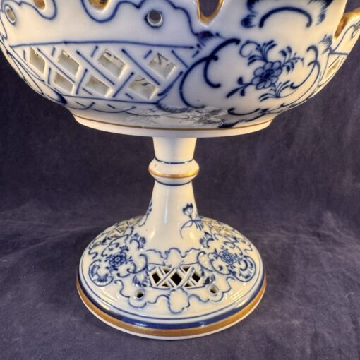 Meissen Zwiebelmuster - Blue Onion tazza/ schaal op voet