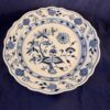 Meissen zwiebelmuster grote ronde serveerschaal Ø 31,5 cm, diep 5 cm. 