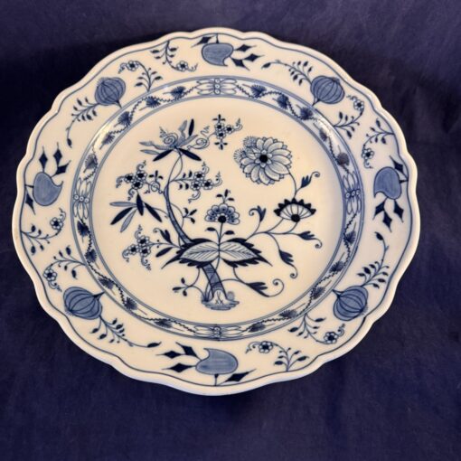 Meissen zwiebelmuster grote ronde serveerschaal Ø 31,5 cm, diep 5 cm. 