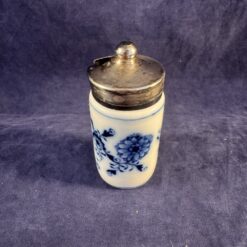 Meissen Zwiebelmuster - Blue Onion mosterdpot, Ø 4 cm hoog 7,5 cm