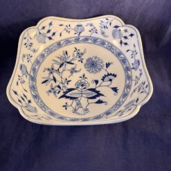 Louis Regout Zwiebelmuster grote vierkante schaal - salade schaal 27,5 x 27,5 cm