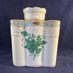 Herend Apponyi groen theebus met dop nr. 6466