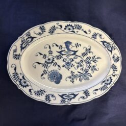 Blue Danube ovale serveerschaal 41 x 29 cm