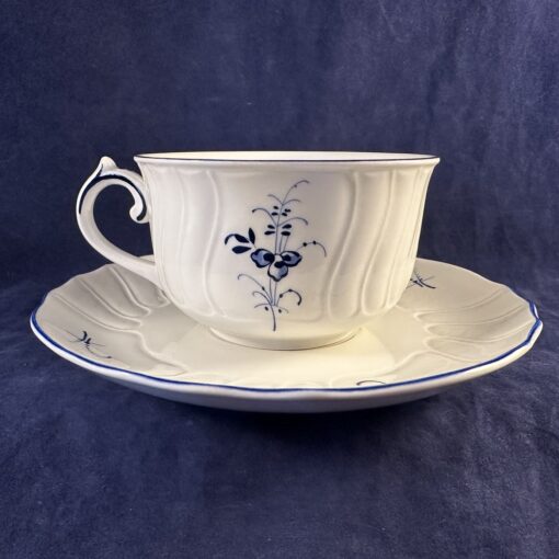 Villeroy & Boch Vieux Luxembourg theekop en schotel, Ø kop 9 cm, hoog 5,5 cm