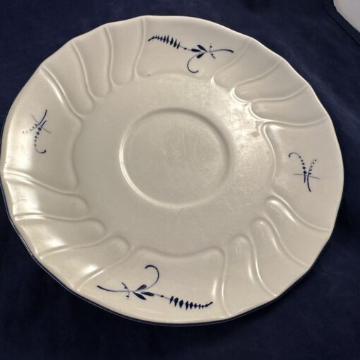 Villeroy & Boch Vieux Luxembourg theekop en schotel, Ø kop 9 cm, hoog 5,5 cm (slijtage op de schotel) - Afbeelding 5