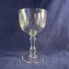 Set van 9 grote wijnglazen olijfslijpsel, hoog 15,4 cm, Ø 8,6 cm