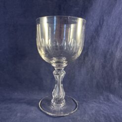 Set van 3 grote wijnglazen olijfslijpsel, hoog 16,3 cm, Ø 8,5 cm