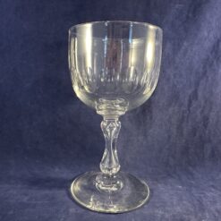 Set van 2 grote wijnglazen olijfslijpsel, hoog 15,8 cm, Ø 8,2 cm