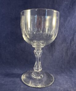 Set van 2 grote wijnglazen olijfslijpsel, hoog 15,8 cm, Ø 8,2 cm