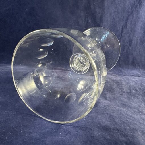 Set van 2 grote wijnglazen olijfslijpsel, hoog 15,8 cm, Ø 8,2 cm - Afbeelding 2