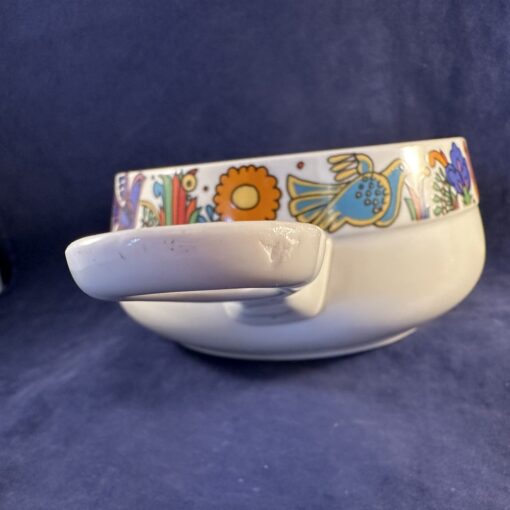 Villeroy en Boch Acapulco sauspan/ fonduepan met steel, vuurvast.Ø 15 cm, hoog 7 cm. - Afbeelding 4
