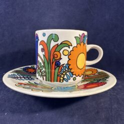 Villeroy en Boch Acapulco koffiekop en schotel, Ø kop 6,5 cm, hoog  6,5 cm
