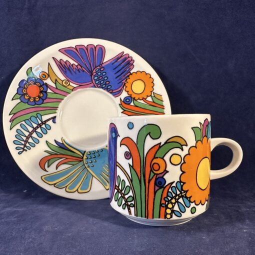 Villeroy en Boch Acapulco koffiekop en schotel, Ø kop 6,5 cm, hoog  6,5 cm - Afbeelding 3