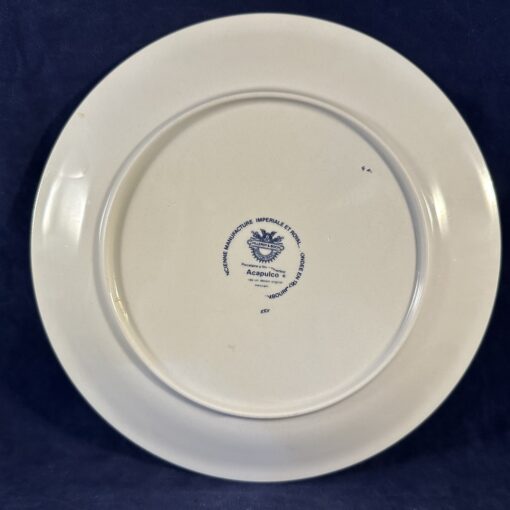 Villeroy en Boch Acapulco fruit/gebaksbord Ø 20,3 cm met dessin over het hele bord (lichte gebruikssporen, zie foto) - Afbeelding 3