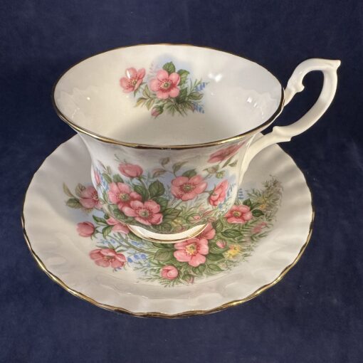 Royal Albert  herenkop met schotel met roze rozen Ø 9 cm hoog 8 cm - Afbeelding 4
